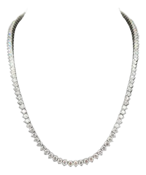 12.84 Ct Diamond Tennis Necklace