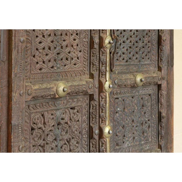 Antique Indian Doors, 1800s, Set of 2 For Sale - Image 3 of 6