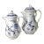 Meissen Blue Onion Coffee Pots - A Pair For Sale