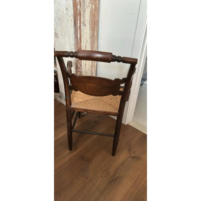 Late 19th Century Hitchcock Arm Chair For Sale In Providence - Image 6 of 8