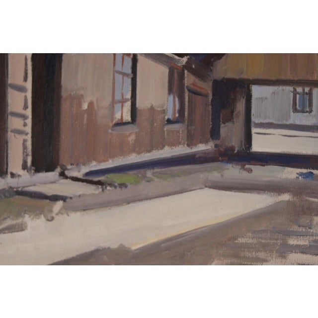 Yo Johansson, Side Street, 1960s, Oil on Canvas, Framed For Sale - Image 9 of 18