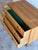 Brown Vintage Danish Oak 3 Drawer Chest Mid Century Modern Nightstand Dresser For Sale - Image 8 of 10