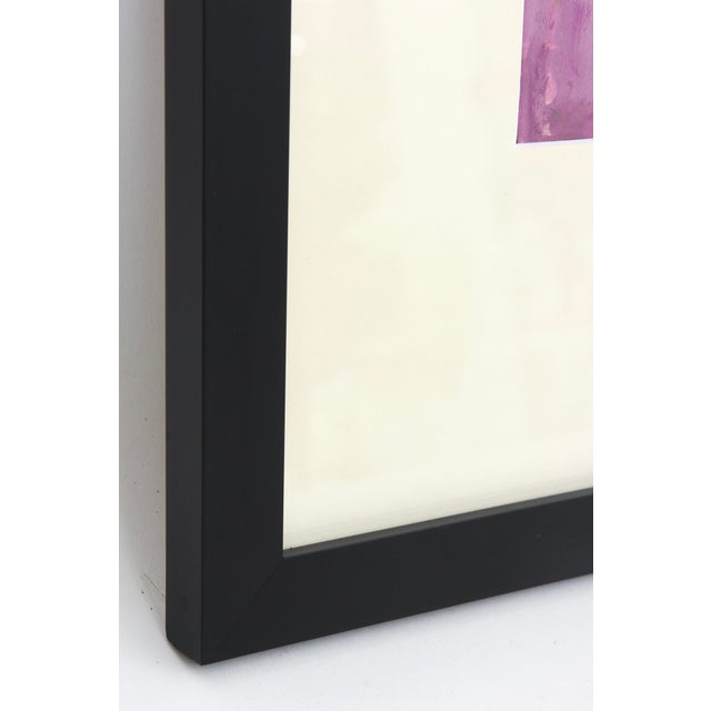 Vintage Rolph Scarlett Acrylic on Paper Custom Framed 1960's For Sale - Image 9 of 10