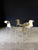 Metal Vintage French Metal Swirl Back Garden Chairs, 1960s, Set of 4 For Sale - Image 7 of 18