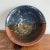 1990s Colorblock Glazed Ceramic Studio Pottery Bowl With Gold Splatter Accents For Sale - Image 5 of 6