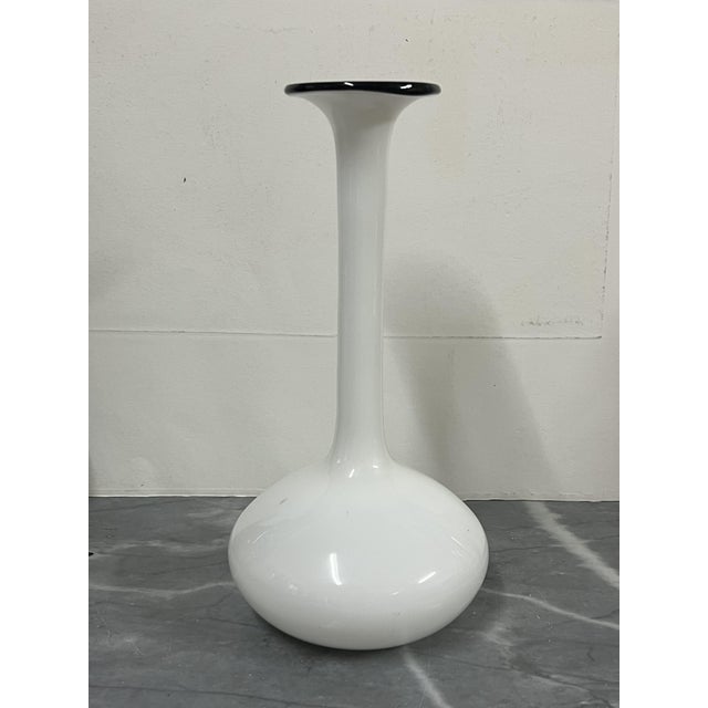 Vintage Opaque Glass Vase, 1970s For Sale - Image 9 of 9