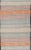 Mid 20th Century Geometric Stripe Vintage Turkish Kilim Flat-Weave Runner in Multi Color For Sale In Atlanta - Image 6 of 11