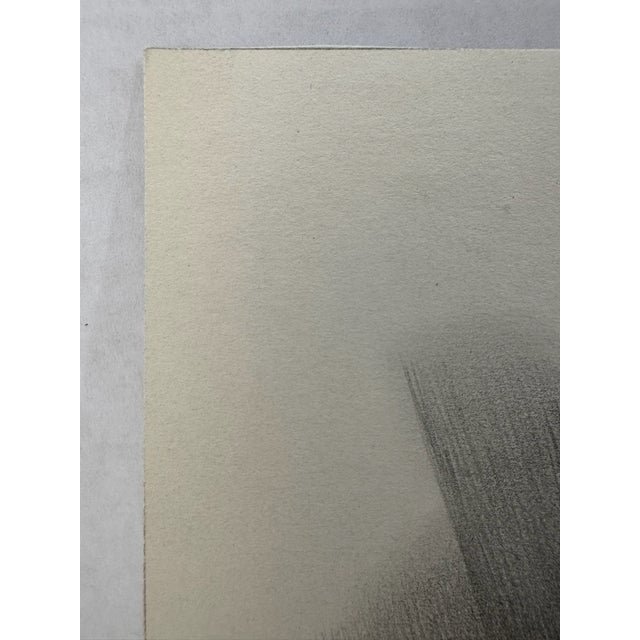1940s Original Signed Graphite Portrait of Cocker Spaniel Dog, 1949, 11 × 8.25 In. For Sale - Image 4 of 6