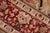 Shabby Chic 1990's Pak-Persian Green/Red Wool Rug - 6'1'' X 9'0'' For Sale - Image 4 of 9