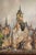 A beautiful oil painting of a church by Dutch artist Leendert de Vogel (1909-1979) in a Romantic/Impressionist style....