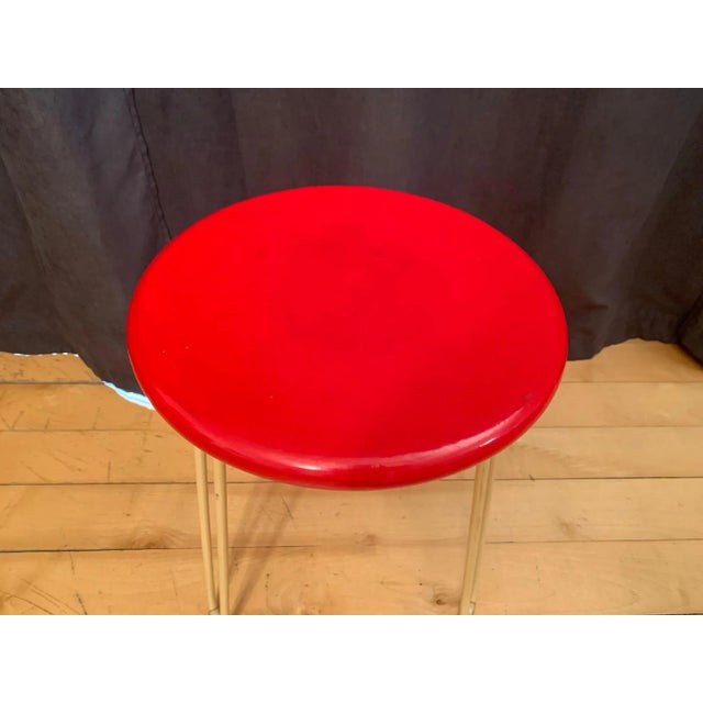 Stool with Latex Seat, Italy, 1960s For Sale - Image 3 of 9