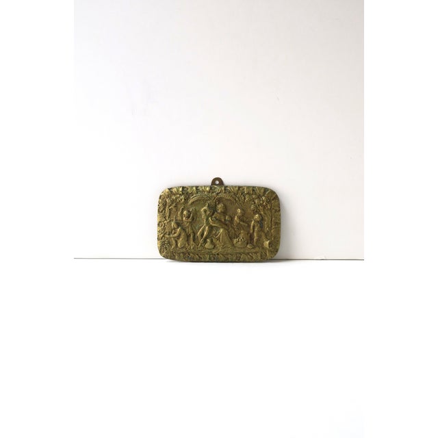 French Neoclassical Style Gold Gilt Bronze Wall Art, Circa Late 19th Century For Sale - Image 4 of 9