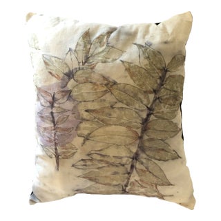 Contemporary Pillow Printed From Botanicals For Sale