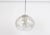 Glass Glass Ball Pendant Light attributed to Doria, Germany, 1970s For Sale - Image 7 of 12