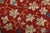 Kashan Rug 7’1” X 10’10” Red Wool Vintage Traditional Hand-Knotted Carpet For Sale - Image 4 of 14