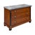 Traditional Consulat Early Empire Chest With Gray Sainte-Anne Marble Top For Sale - Image 3 of 9