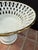 White Vintage Italian Ceramic White Reticulated Pedestal Basket Fruit Bowl / Compote For Sale - Image 8 of 11