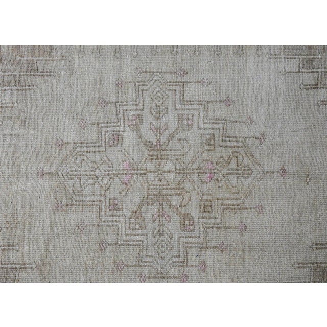 Mid 20th Century Turkish Oushak Runner For Sale - Image 4 of 12