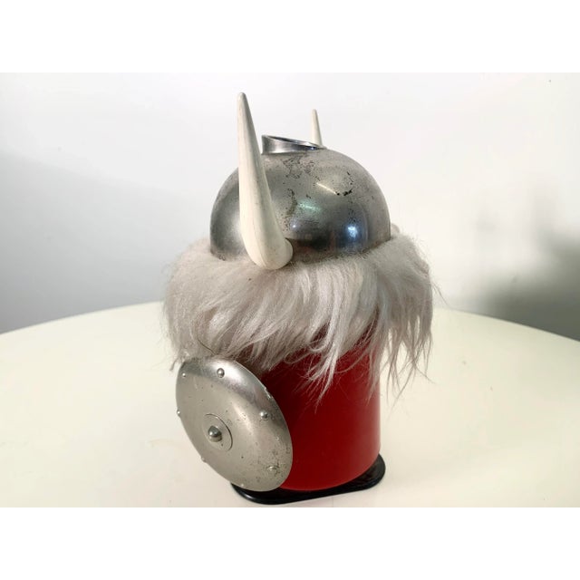 Contemporary Mid-Century Italian Viking Table Lamp by Enea Ferrari for Lines Zero & Oldtimer Ferrari For Sale - Image 3 of 11