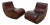 Gregorio Spini "Sutra" Distressed Leather Lounge Chairs for Kundalini - A Pair For Sale