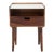Marion 1 Drawer Nightstand - Walnut/White For Sale