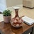 Ceramic Vintage Red & Gold Asian‑Style Decorative Porcelain Vase For Sale - Image 7 of 7