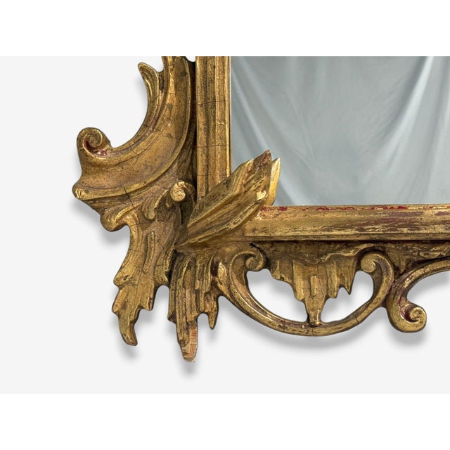 Friedman Brothers, Large Ornate Wall Mirror, Giltwood, Mirror, Usa, 1950s For Sale In New York - Image 6 of 10