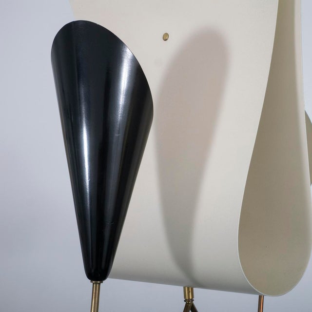 Sculptural chandelier attributed to Gilardi and Barzaghi For Sale - Image 12 of 13