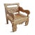 Boho Chic Vintage Outdoor Bali Roll Back Arm Chair For Sale - Image 3 of 9