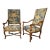 Pair of 19th C. French Regence Style Armchairs With Verdure Tapestry Upholstery For Sale
