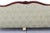 Champagne Vintage French Provincial Louis XV Style Sofa / Loveseat Settee by Fogle Furniture Co. – Carved Hardwood Frame & Damask Upholstery For Sale - Image 8 of 16