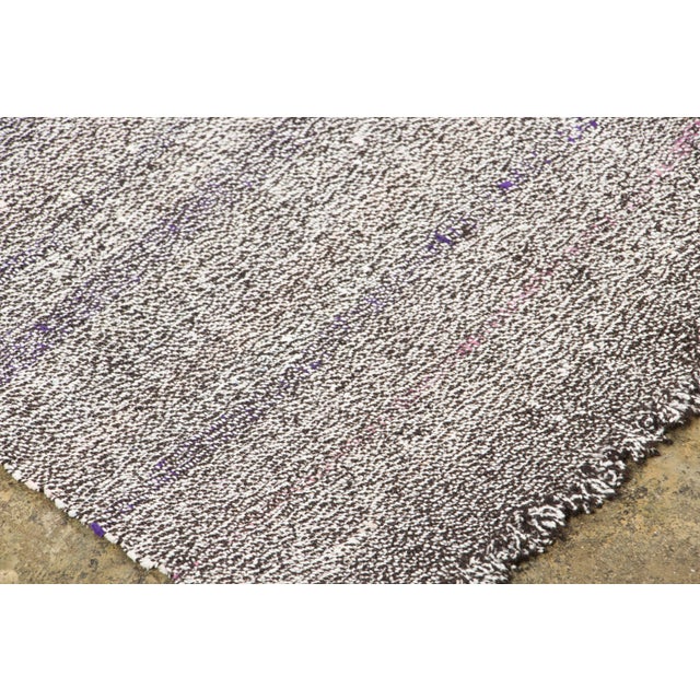 Handwoven in pure wool and originating circa 1950-1959, this 3x14 vintage Turkish Chaput kilim runner joins Rug & Kilim’s...