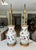 Late 19th Century Pair 19th Century Chinese Marbro Famille Rose Porcelain Table Lamps For Sale - Image 5 of 18