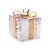 Kenneth Ludwig Chicago LED Woven Packages with Bow (Set of 3) For Sale - Image 4 of 8