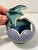 Abstract Rare! Vintage Swirled Pottery Matt Glaze Trinket Box by California Artist Shaun Craig For Sale - Image 3 of 7