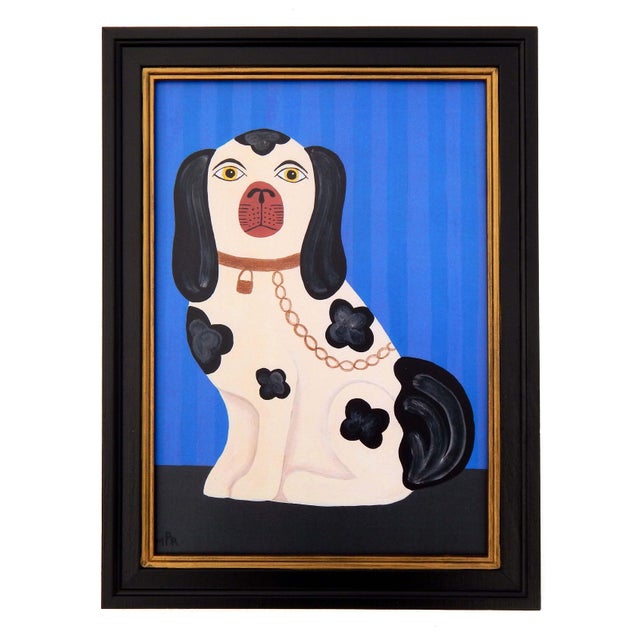 Matt Rix, Staffordshire Spaniel Prints, 2000s, Ink & Paper, Set of 2, Framed For Sale - Image 9 of 15