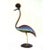 Vintage Italian Tall Jewel-Like Red Blue Green White Glass Crested Bird For Sale - Image 10 of 10