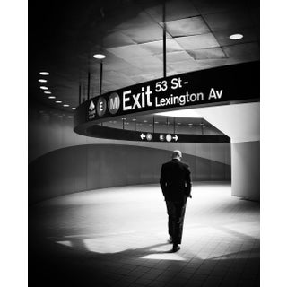 "Exit - New York City" Contemporary Black and White Photograph For Sale