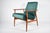 1970s Vintage Armchair in Green Bottle Velvet & Teak, 1970s For Sale - Image 5 of 16