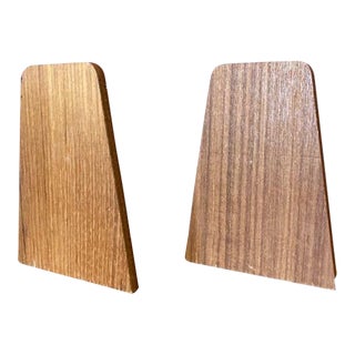 Vintage Mid-Century Modern Danish Fm Møbler Kai Kristiansen Rosewood Bookends - Set of 2 For Sale