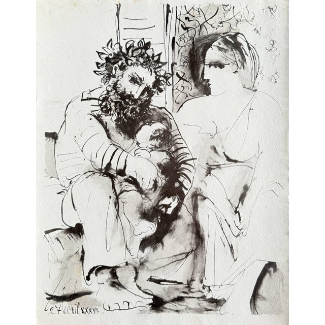 Pablo Picasso, Scene de famille, 1967, Lithograph For Sale - Image 10 of 10
