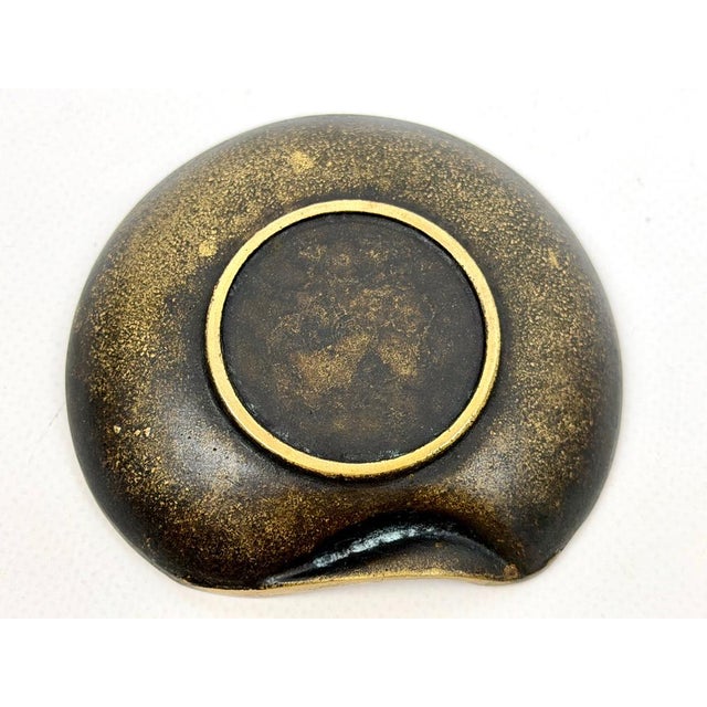 Vintage Austrian Brass Ashtray attributed to Franz Hagenauer, 1950s For Sale - Image 6 of 8