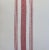 French Red Striped Woven Grain Sack Fabric Feather/Down Pillow For Sale - Image 4 of 7