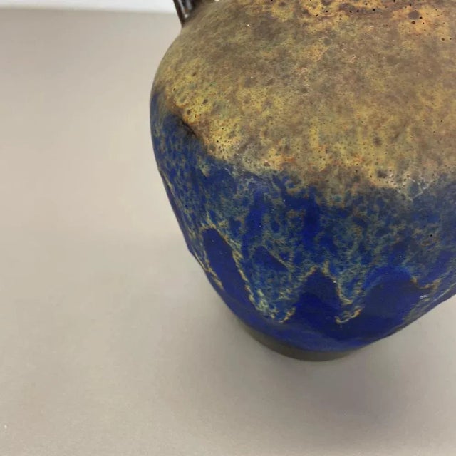 Fat Lava Glazed Vase from Es Keramik, WGP, Germany, 1970s For Sale - Image 10 of 18