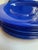 Vintage Mid-Century Modern Arcoroc France Luncheon Plates in Cobalt Blue Color- Set of 12 For Sale In New York - Image 6 of 10