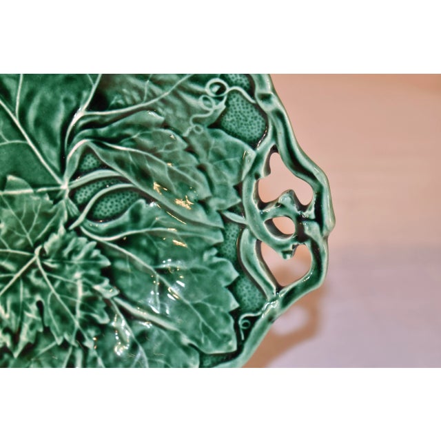 Davenport Handled Majolica Dish, Dated 1852 For Sale In Greensboro - Image 6 of 9