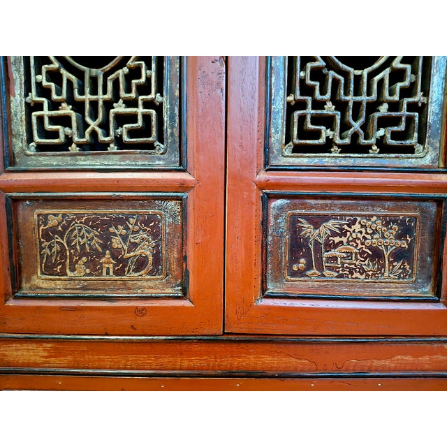 20th-Century Chinese Lacquer Cabinet For Sale In San Francisco - Image 6 of 14