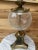 1950s 1950s Hollywood Regency Crackle Glass Globe Brass Table Lamp For Sale - Image 5 of 9