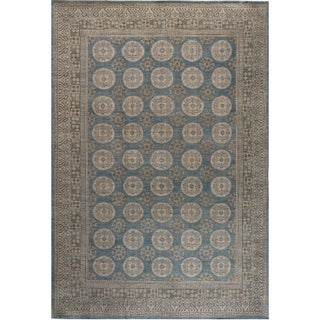 Inspired Traditional Rug Medallion Light Beige "Rondelle" by Doris Leslie Blau For Sale