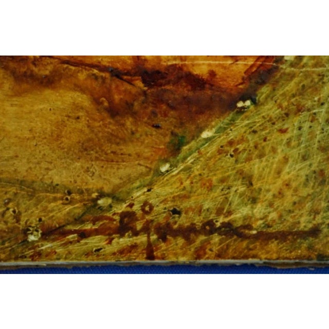 Domenico Chianese, Seascape with Fishermen, 20th Century, Oil Painting on Panel, Framed For Sale - Image 13 of 18